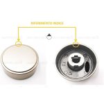 MANOPOLA TIPO ARISTON DIA. 6 PIANO INDICE G+2 - ARGENTO - C00111686 - M0236 - immagine 4